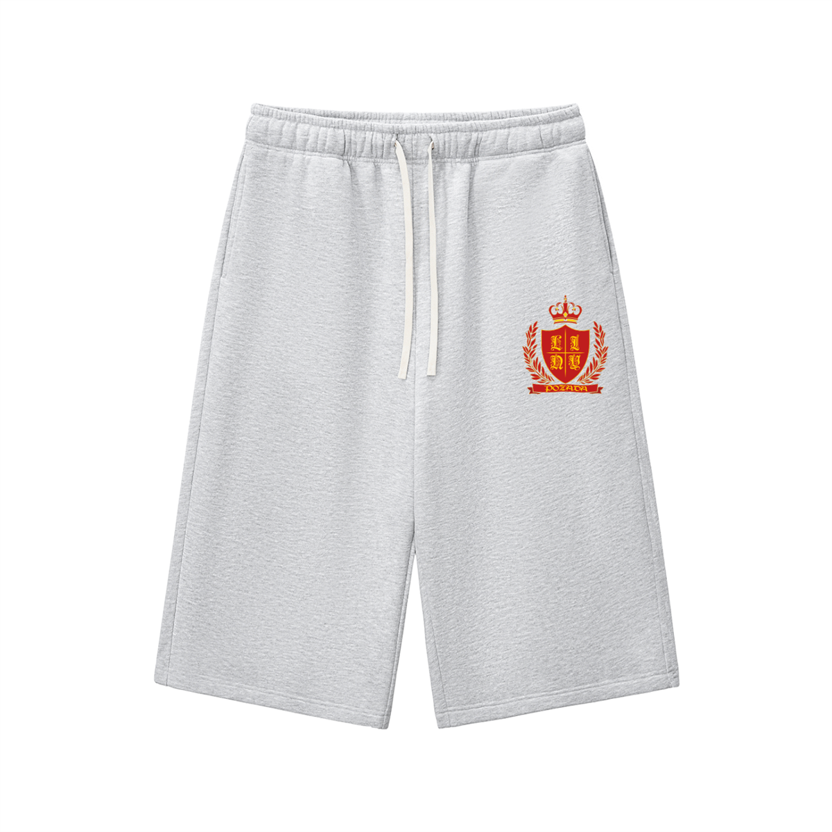 LINY Crest Drawstring Three-Quarter Sweatpants