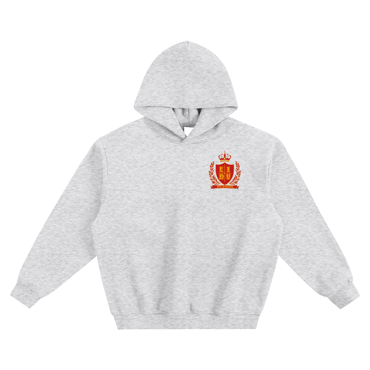 LINY Crest Fleeced Boxy Hoodie