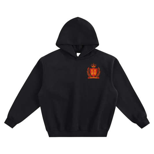 LINY Crest Fleeced Boxy Hoodie